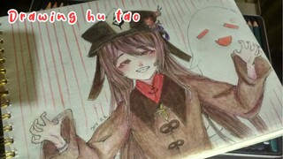 Drawing Hu tao [genshin impact] || Joy A.R