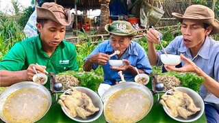 TRỒNG RAU & THẢ CÁ || TẬP 2 BUỔI CHIỀU PHÁT CỎ NẤU CHÁO GÀ GỎI BẮP CHUỐI RAU RĂM NGON TUYỆT CÚ MÈO