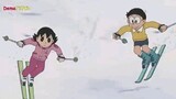Doraemon - Bermain Ski Di Taman Kecil Bersama Shisuka