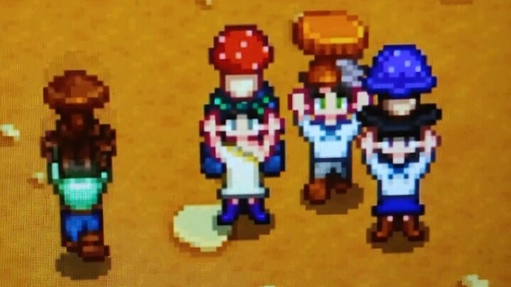 【Stardew Valley】Fellow villagers, come in and listen to me sing: Inspiration Mushroom—gu-li gu-li, w