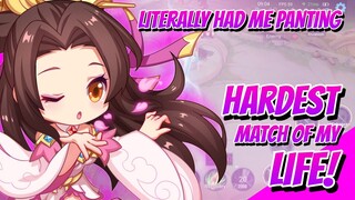 Hardest Match of My Life | Diaochan Gameplay | Match Had Me Panting (Literally) | Honor of Kings