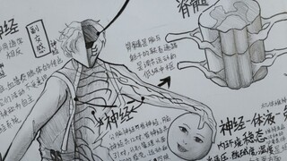 面对画完的手抄报，老师给出的评价是……