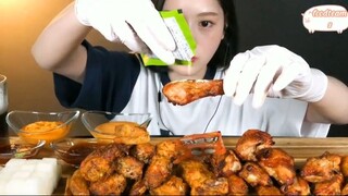 Gà rán lò, gà rán ớt, nhiều loại sốt chấm gà 4 #amthuc