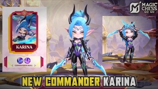 COMMANDER BARU "KARINA"‼️Skillnya Mirip Skypiercer tapi versi Magic Chess🔥- Magic Chess: Gogo