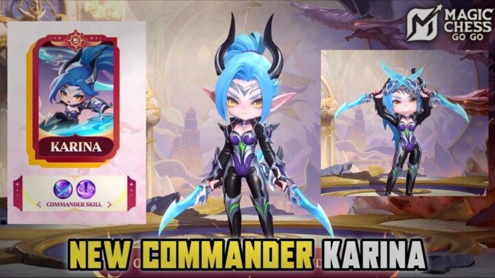 COMMANDER BARU "KARINA"‼️Skillnya Mirip Skypiercer tapi versi Magic Chess🔥- Magic Chess: Gogo