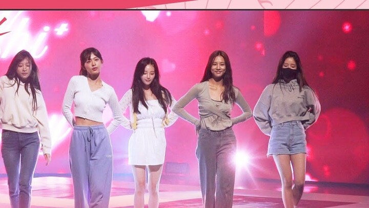 【Cotton Candy】Rehearsal for debut stage "Gift" in casual clothes | IDOL:Thecoup
