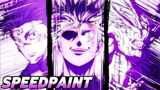 Satoru Gojo, Sukuna and Mahoraga | Speedpaint | Anime style