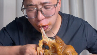 Hanya makan daging sederhana