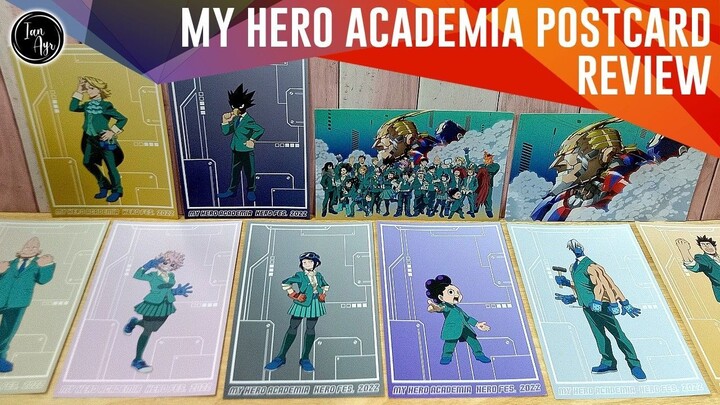[ REVIEW ] My Boku no Hero Academia 僕のヒーローアカデミア Postcard - Kartu Pos All Might オールマイト Ochaco Iida