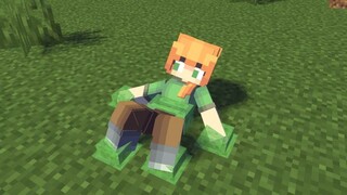 Alex Sister in stuck - minecraft animation