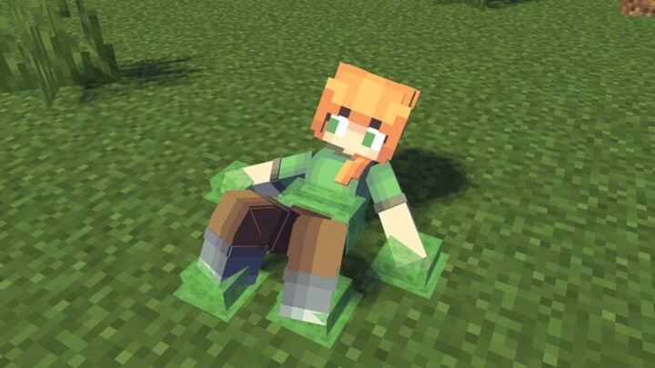 Alex Sister in stuck - minecraft animation
