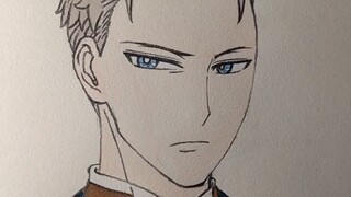 Hand drawing of Anya's father