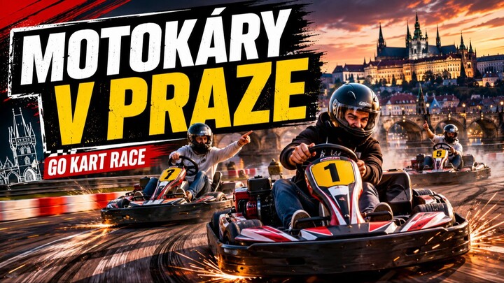 在布拉格开卡丁车！和朋友们来一场速度对决 🏁🇨🇿 Go-Kart Racing in Prague with Friends!