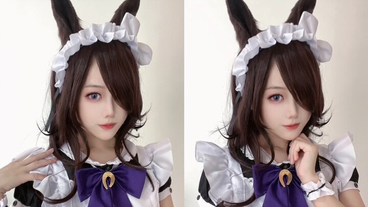 [Madam] Mấy giờ bạn mới về nhà với một cô hầu gái như thế này? (Uma Musume: Pretty Derby cos tắm cơm