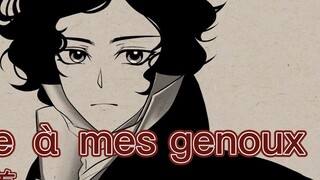 [Handwritten] [French Red and Black/Rock Red and Black] [Musical] Glory bows to me La gloire à mes g