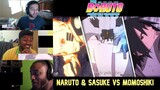 Naruto and Sasuke vs Momoshiki Epic Fight - Reaction Mashup