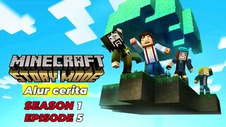 Alur cerita minecraft story mode eps 5 season 1