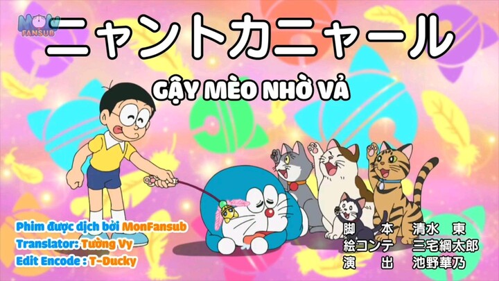 Doraemon : Miếng cá ngừ sống khổng lồ của nhà Nobi - Gậy mèo nhờ vả