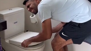 When the mother is sleeping, the son and daughter behave