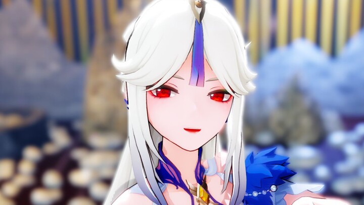 [Genshin Impact MMD] A Pipa Song in the Flower Room丨Orchid in the Gauze-Ningguang·Drunk in the Flowe