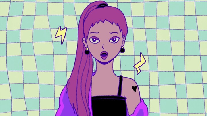 MV Animasi】Tiga bulan hati yang meledak membuat mv animasi untuk "7 cincin" Ariana Grande