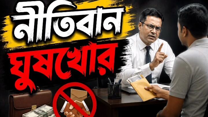 নীতিবান ঘুষখোর।