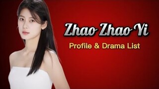 Profile and List of Zhao Zhao Yi Dramas from 2019 to 2024