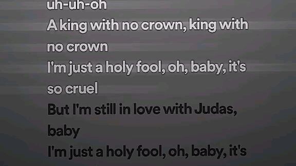 Judas:Lady Gaga good for gym song