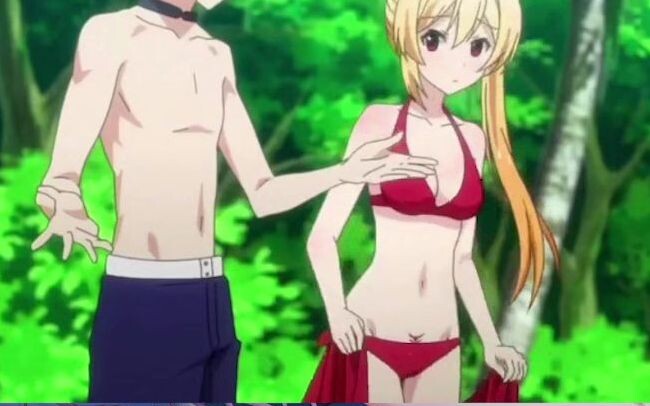 My wife's cute swimsuit, my brother is really dirty