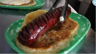 Món ăn vặt  đường phố Hàn Quốc #food