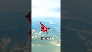 #shorts The Man Jumped From 8,000 Meters Without A Parachute