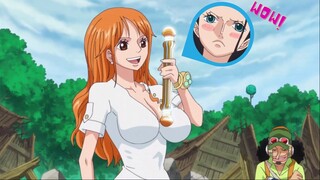 Usopp chế tạo gậy thời tiết mới cho Nami =)) có thể dài ngắn tuỳ ý, các ông hiểu ý tôi chứ hehe