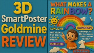 3D SmartPoster Goldmine Review: Launch Your Own 3D Educational Poster Business in 30 Seconds