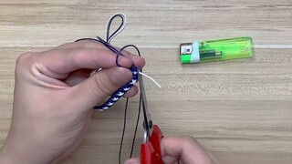 [Hand rope weaving tutorial] Delta original jewelry design XX style [reproduced version]