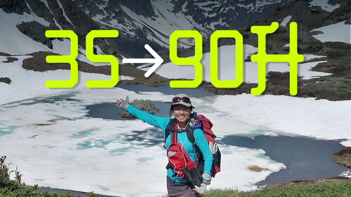 When I first started, my backpack weighed 10 kilograms; now…