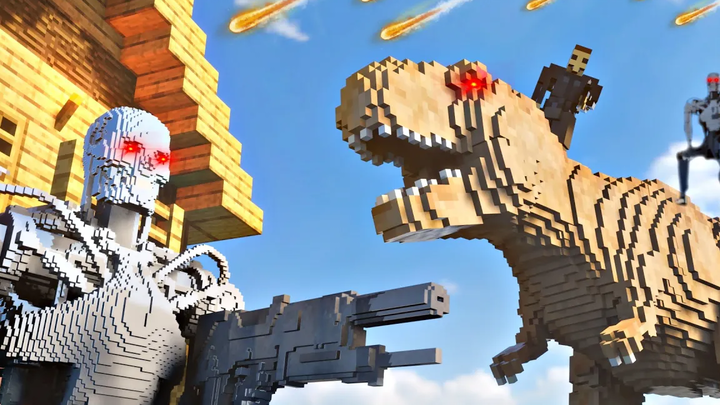 พวกมันปลอมตัวได้ !! พวกยิงไม่เข้า !! พวกมันยิงไม่ตาย !! (พวกมันขี่ T-rex) - Teardown เกมทุบตึก