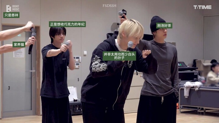 After locking the TXT members in a room where they can only practice