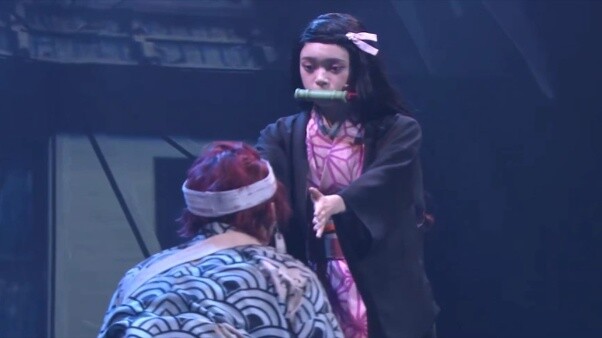 Nezuko di Demon Slayer versi teater ini sangat imut