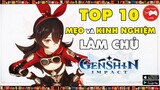 Genshin Impact || TOP 10 MẸO và KINH NGHIỆM cho TÂN THỦ || Thư Viện Game