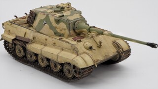 [การผลิตโมเดลทหาร] Trumpeter (84533) 1:35 Henschel Tiger King การระบายสีและอายุ