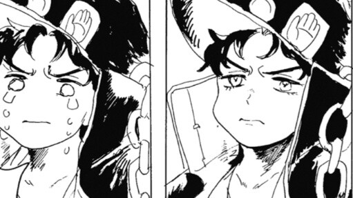 لم يعد كينتاورو كما كان عليه بعد أن أصبح أصغر، يبكي