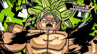 LvL 80 Buffed Legendary Super Saiyan Broly On All Star Tower Defense