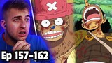 STRAW HATS VS HIGH PRIESTS!! One Piece Episode 157, 158, 159, 160, 161 & 162 REACTION!