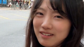 在香港带我的女孩，享受物质的一天