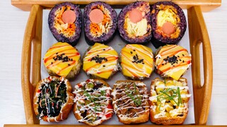 【Empat jenis bola nasi】Buat makan siang untuk seminggu hanya dalam satu jam, super cepat, tidak perl