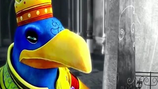 This is a gloomy country, but the king is a colorful, fantasy animation!