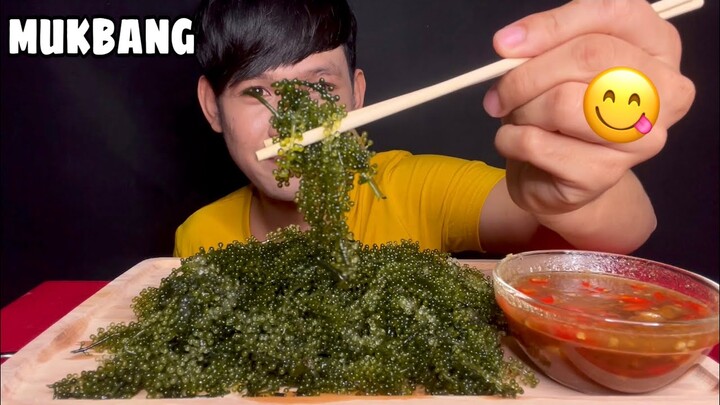 MUKBANG ASMR EATING SEA GRAPES | MukBang Eating Show