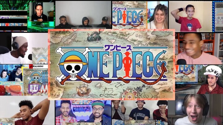 ONE PIECE Opening 24 - We Are! | Special Episode 1000 | REACTION MASHUP