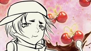 Never play games in a restaurant! —Student scumbag Cool Guy and his cold-faced deskmate