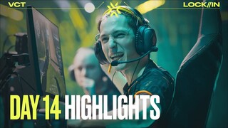FNATIC SWEEPS IN THE SEMIFINALS - FNATIC & NAVI Highlights | Day 14 | VCT LOCK//IN
